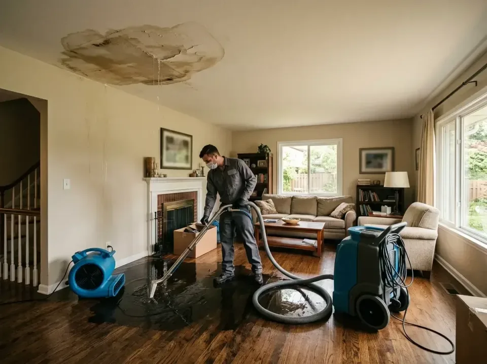 attic-pipe-burst-ceiling-drip-008 — frequently asked questions, Water Damage Restoration & Carpet Care in Spring City, TN